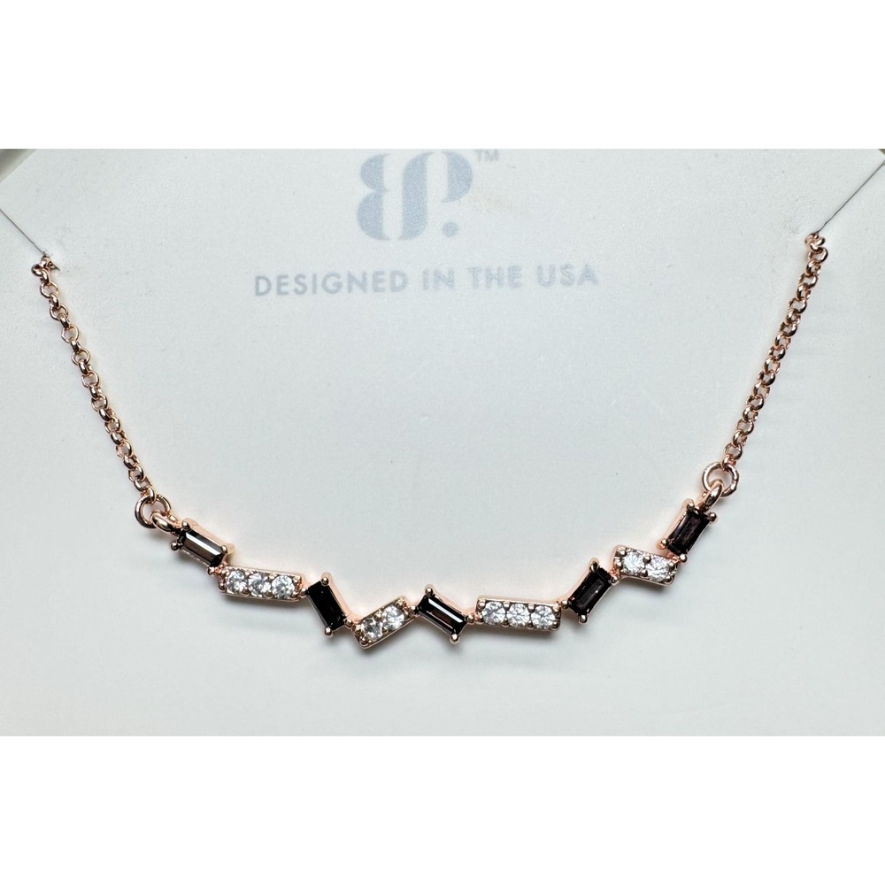 Bomb Party Necklace - RBP5776 Delicate in the Details - Brown Tourmaline CZ